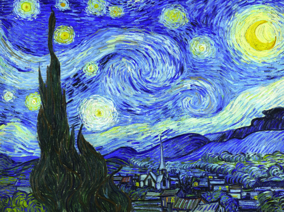 Vincent Van Gogh's Most Famous Painting, “The Starry Night”